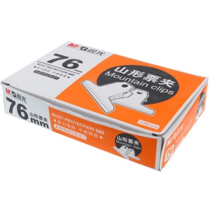 晨光ABS92637山形票夹 76mm（4个装）