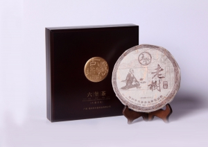 天誉六堡茶 广西梧州六堡茶 黑茶茶叶 老树茶饼 御藏木盒 500g