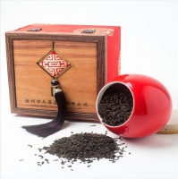 天誉六堡茶 黑茶茶叶 广西梧州六堡茶  中国结礼盒200g