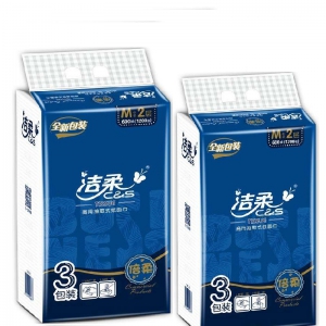 洁柔CR021商业200抽VIP尊享抽取式纸巾