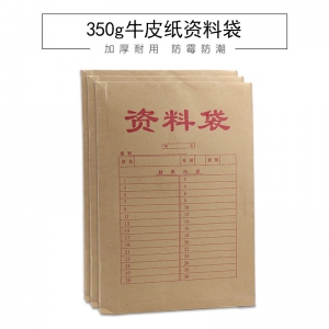 牛皮纸资料袋 A4 350g 600个/件