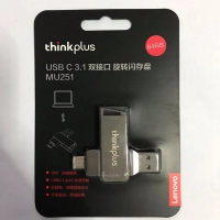 联想MU251双接口旋转闪存盘U盘 USB C 3.1