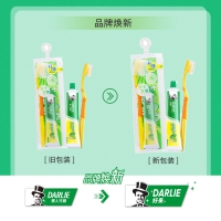 好来（原黑人）旅行套装  牙刷套装 双重薄荷牙膏50g+柔丝深洁牙刷*1