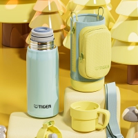 虎牌MTT-A50C YB两用型不锈钢真空保温杯 500ml 柠檬黄